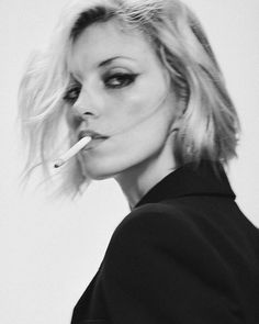 Chris Colls, Anja Rubik, A Black, Black And White, Tumblr, Hair, White, Instagram, Black