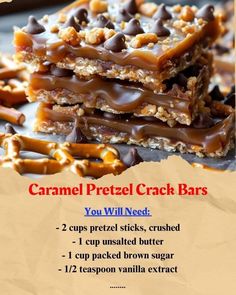 No Bake Caramel Pretzel Cracker Bars, Carmel Pretzel Bark, English Toffee Recipe, Candy Homemade, Caramel Cookies Bars, Easy Christmas Candy Recipes, Easy Candy Recipes, Toffee Recipe, Christmas Baking Recipes