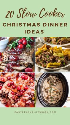 20 Slow Cooker Christmas Dinner Ideas