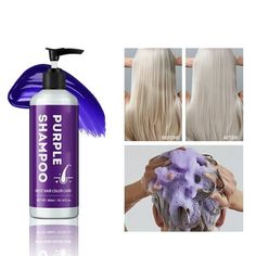 Purple Shampoo for Blondes, Gray, Brassy & Color Hair, , Enriched with Green Tea & Chamomile & Oil Nourishing & Hydrating Blonde Shampoo Material: Plastic Color: as the picture shows, (Due to the difference between different monitors, the picture may have slight color difference. please make sure you do not mind before ordering, Thank you!) (Please allow 1-3mm error due to manual measurement. please make sure you do not mind before ordering.) Hydrating Shampoo And Conditioner for Damaged Color T Best Purple Shampoo For Brassy Hair, Shampoo For Gray Hair Natural, Purple Shampoo For Gray Hair, Shimmer Lights Shampoo, Blue Shampoo, Purple Shampoo For Blondes, Best Purple Shampoo, Blonde Shampoo, Purple Conditioner