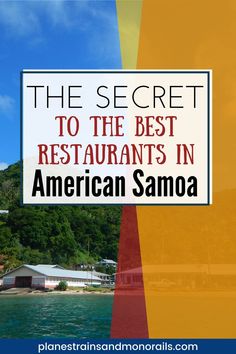 the secret to the best restaurants in american sanna is here on this postcard