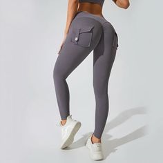 Cargo Design, Cargo Leggings, Gym Tights, Yoga Tees, High Impact Sports Bra, Women's Sports, Active Leggings, In The Gym, Pocket Leggings