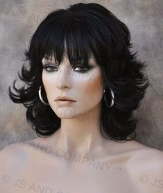 Medium Length Wig, Easy Trendy Hairstyles, Hairstyle For Short, Ladies Design, Shaggy Bob Haircut, Trendy Hairstyle, Hair Stylies, Haircuts For Medium Hair, Short Bob Haircuts