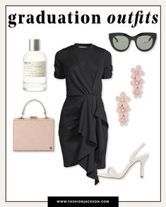 Graduation dress outfit idea Summer Graduation Outfit Guest, Graduation Dress Outfit, Dresses To Wear To Graduation, College Grad Outfit, Graduation Outfits For Mothers, Graduation Dress For Mom, High School Graduation Outfit, Graduate Dress, Graduation Guest Outfit