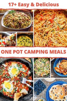 one pot camping meals are easy and delicious