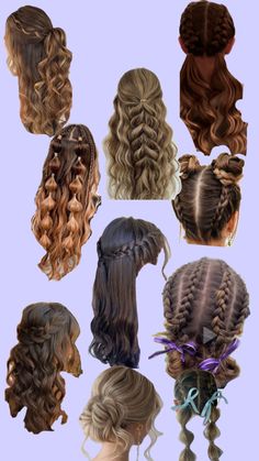 Summer Hair Inspo, Easy And Beautiful Hairstyles, Cool Hair Designs, Pilates Outfit, Hairstyle Examples, Easy Hairstyles For Thick Hair, Hair Inspiration Long, Hair Mistakes