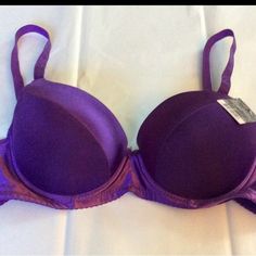 Sale 4 For $20.00 Ladies Lightly Padded Bra Nwt Purple, Purple Bra, Padded Bra, Bras And Panties, Color Purple, Women's Intimates, Push Up, Bra, Women Shopping