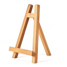 KINGART® Studio Wooden Tabletop Display Stand A-Frame Easel - Studio - KINGART® Diy Wood Easel Stand, Poster Display Stand, Party Rental Ideas, How To Make Canvas, Table Top Display Stand, Artist Storage, Sketch Box, Table Easel, Clock Wood