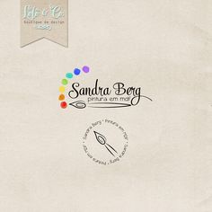 the logo for sandara begg furniture and mattress is shown in white paper with colorful dots