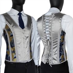 Mens Dress Waistcoat Slimm Fit Hand Made Corset vest Lace Up Bones Shaing Tops Suits With Corset Men, Fancy Vest Men, Corsets For Men, Designer Clothes For Men Fashion, Extravagant Mens Fashion, Men’s Corset, Men Corset Outfit, Corset Outfit Men, Corset Vest Men