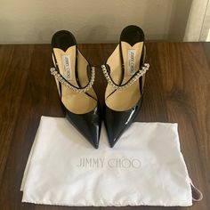 Reposhing This Item I Purchased From @Mrc624. Loved It, But Ready To Rotate For Something New. Questions? Leave A Comment Below! Jimmy Choo Bing 100, Jimmy Choo Bing, Jimmy Choo Shoes, Leather Mules, Black Patent Leather, Jimmy Choo, Something New, Shoes Women Heels, Patent Leather