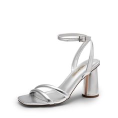 PRICES MAY VARY. Elegant Strappy Design: Enhance your look with these women’s sandals designed with slender strap detailing crafted for elegance. Comfortable Wear: Utilizing padding in the strap these heels for women offer a comfortable fit, ensuring ease of wear throughout the day. Supportive Insole: These women’s heels feature a 4mm thick latex insole, adeptly supporting your foot for enhanced comfort. 3.46-Inch Heel: Designed with a chunky cylindrical heel, these high-heels for women elongate Silver Homecoming Shoes, Heels For Hoco, Navy Quince, Vegas Shoes, Hoco Heels, Wedding Guest Heels, Sliver Heels, Y2k Heels, Round Heels