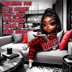 Good Night Black Woman, Blessed Week, Good Night, Pins