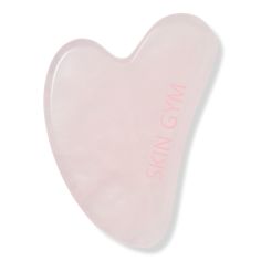 Rose Quartz Crystal Sculpty Heart Gua Sha Tool - Skin Gym | Ulta Beauty Use Gua Sha, Skin Gym, Face Tools, Gua Sha Tools, Natural Contour, Jade Roller, Ancient Beauty, Spa Essentials, Health Snacks