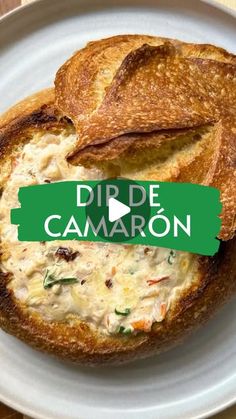 Chef Juan Angel ® on Instagram: "Dip de camarón 🫕

🦐 Con ingredientes de @pescaderiadelrionavarrete 
🍞 @honoremx 

#ChefJuanAngel #TodosSomosJonas #recipes #recetas #delicious #easyrecipes #recetasfaciles #comidadeliciosa #comida #dip #hogaza #camaron #entrante #primertiempo #cenanavideña"