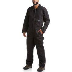 Bass Creek Outfitters Men's Workwear  Duck Canvas Long Sleeve Insulated Coverall will help you get the job done comfortably. The perfect men's workwear coverall made with sturdy, water resistant material and triple stitched to ensure maximum durability. Perfect jumpsuit for all outdoor and indoor work that requires reliable workwear. Sturdy Fabric of these men's long sleeve coveralls will hold up and withstand all the toughest and grimiest work. Please Reference the Variations for all Available Workwear Jumpsuit, Mens Coveralls, Coveralls Workwear, Men's Workwear, Insulated Coveralls, Work Coveralls, Mens Overalls, Professional Men, Mens Workwear