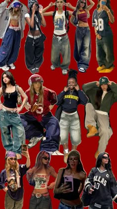 90s, streetwear, cool girl, street 90s Street Style, Baggy Outfit Ideas, Tomboy Outfits, Hip Hop Outfits, 90s Streetwear