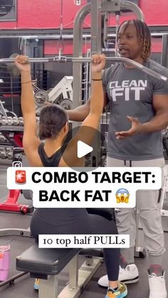 Knight's gym on Instagram: "HOW TO REMOVE BACK FAT COMBO❤️‍🔥😳  THEY DONT DO THIS AT YOUR GYM📍  🎥 @getfitwithjazzyy lifting 30lbs   Dm me to purchase my $10 written workout programs 📲📝" Backfat Workouts Gym, Back Gym Workout Women, Back And Bis Workout, Back Fat Exercises At The Gym, Exercises At The Gym, Back Fat Exercises, Gym For Women, Back And Bis, Back Workouts