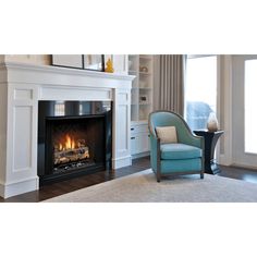 Kingsman - ZVFCV47 Zero Clearance Clean View Circulating Universal Vent Free Firebox 47 Propane Gas Fireplace, The Kingsman, Vent Free Gas Fireplace, Direct Vent Gas Fireplace, Freestanding Stove, Flagstaff Arizona, Free Gas, Stove Accessories, Spa Room