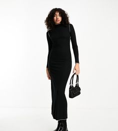 Tall Dresses by Vero Moda Low effort, high reward High neck Long sleeves Lettuce-edge trims Regular fit Tall Dresses, Drop Top, Maxi Jersey Dress, High Neck Long Sleeve, Winter Essentials, Body Fit, Winter Dresses, Jeans Shop, Asos