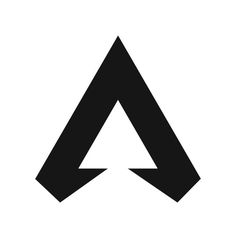 the letter a is shown in black and white, with an arrow at the bottom