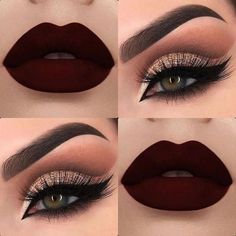 Makeup Look For Red Hair, Dramatic Bridal Makeup, Maquillage Kylie Jenner, Maquillage Yeux Cut Crease, Evening Eye Makeup, Prom Eye Makeup, Eye Makeup Techniques, Eye Looks