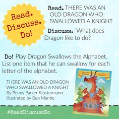 an advertisement for the children's book dragon like alphabet, which is also in english