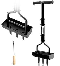 two different types of tools are shown in this image, one is black and the other is white