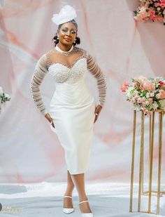 Luxurious beaded wedding dress. Beautiful for your special day. This versatile piece is perfect for weddings, receptions, bridesmaid's  Each item is meticulously handcrafted and tailored to your preferences and measurements. When placing your order, kindly include your contact number for seamless shipping. If you require the item for a specific event, please notify us so we can expedite your order promptly. UK 4, US 0 - Bust : 30 Waist : 22.5 Hip: 32.5UK 6, US 2 - Bust : 33 Waist : 25.5 Hip: 35U White Engagement Dress, White Engagement Dresses, Renewal Dress, Civil Wedding Dress, Vow Renewal Dress, Wedding Dress White, Weddings Receptions, Civil Wedding Dresses, Engagement Dress