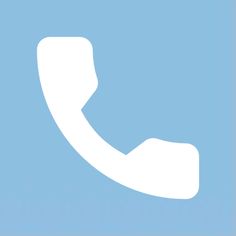 a white phone on a blue background with an arrow pointing to the right and left