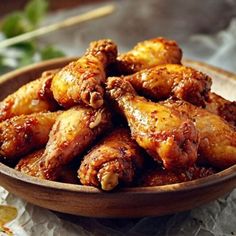 Caramelized Fruit, Honey Garlic Chicken Wings, Chicken Wing, Homemade Seasonings, Biryani Recipe, Wing Recipes