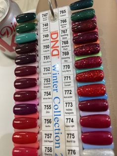 Dnd Boysenberry, Dark Fall Nail Colors Dnd, Dnd 754 Winter Berry, Dnd Christmas Colors, Dnd Gel Christmas Colors, Dnd Gel Winter Colors, Winter Nail Colors Dnd, Dnd Wineberry Gel Polish, Dnd Fall Colors 2023