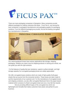 an advertisement for the ficus pax company