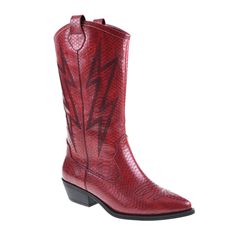 Josea Snakeskin Cowgirl Boots • Red Black Cowgirl Boots, Red Cowboy Boots, Black Cowgirl, Red Snake, Cowgirl Boot, Dirty Laundry, Cowboy Boots Women, Cowboy Boot, Cowgirl Boots