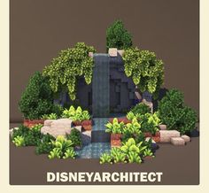 an image of a poster with the words disneyland architecture