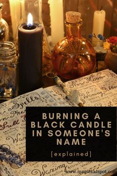 Spells With Black Candles, Black Candle Spells Banishing, Black Candles Spells, Black Candle Banishing Spell, Black Candle Magic Spell, Black Candle Protection Spell, Black Candle Spells For Protection, Black Candle Meaning, How To Hex Someone Spell