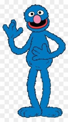 the cookie monster cartoon character, hd png