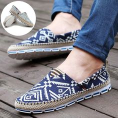 Canvas Shoes For Men, Girls Shoes Sneakers, Mens Canvas Shoes, Lace Up Flats, Mode Casual, Breathable Shoes, Casual Loafers, Driving Shoes, Sneakers Men Fashion