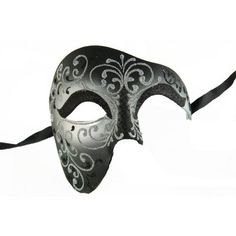 Masquerade Tattoo, Phantom Of The Opera Mask, Phantom Opera, Masquerade Ideas, Half Masks, Prom Things, Mask Carnival, Opera Mask, Venetian Masquerade Masks