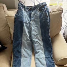 Pacsun Two Tone 90’s Boyfriend Jeans Size 28 2 Tone Jeans, Pacsun Outfits, Two Tone Jeans, Pacsun Mom Jeans, Flower Jeans, Jeans Pacsun, Pacsun Pants, Pacsun Jeans, Fire Fits