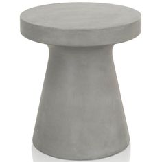 a small concrete stool on a white background