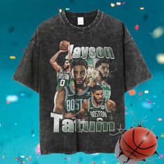 Jayson Tatum Basketball Players Nba Graphic Sports T-shirt Check more at https://redfoxpod.com/product/jayson-tatum-basketball-players-nba-graphic-sports-t-shirt/ Basketball Players Nba, Jayson Tatum, Sports T Shirt, T Shirt Oversized, Basketball Players, Acid Wash, Sport T Shirt, Black T Shirt