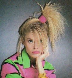 1980s Hair, Hair Pony, 1980s Fashion Trends, Look 80s