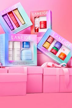 Korean Skincare Sets | LANEIGE Lavender Water, Moisturizing Toner, Holiday Gift Sets, Oil Cleanser, Cream Cleanser, Effective Skin Care Products, Skin Toner, Glowy Makeup