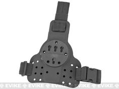 G-Code DLS RTI Tactical Kydex Drop Leg Holster Panel w/ Single Leg Strap - Black | Evike.com Drop Leg Holster, Leg Holster, Kydex Holster, Kydex, Bushcraft, Coding