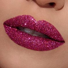 Sparkling Rose- Individual Glitter Love | Cosmetic Glitter. Glitter Lip Kit, Apply Lip Gloss, Lip Liner Set, Glitter Lip, Sparkling Rose, Cosmetic Grade Glitter, Glitter Lip Gloss, Nice Lips, Cosmetic Glitter