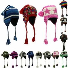 Unique Hats Fashion, Unique Knitting Projects, Elephants In India, Tassel Beanie, Knit Earflap Hat, Hat With Tassels, Asian Elephants, Knitting Beanie, Epic Clothes