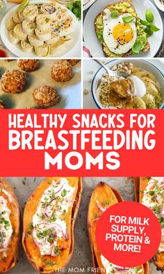 Healthy snacks for breastfeeding moms. Filling Late Night Snacks, Lactation Snacks Increase Milk Supply, Snacks For Breastfeeding Moms, Breastfeeding Meals, Postpartum Snacks, Lactation Treats, Increasing Milk Supply, Lactation Snacks