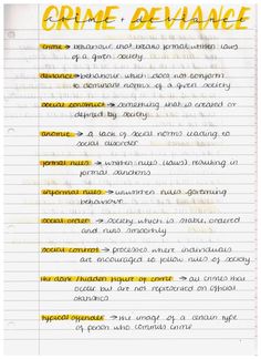 Sociology A Level Education Notes, Law A Level Notes, Law And Criminology Notes, Law Revision Notes, Sociology Revision Notes