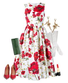 "Spring ball" by winkiefingers ❤ liked on Polyvore featuring Dolce&Gabbana, Givenchy, Nancy Gonzalez, Chanel and Shaun Leane